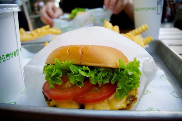 Shake Shack burgers