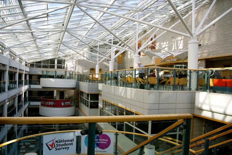Sheffield Hallum atrium